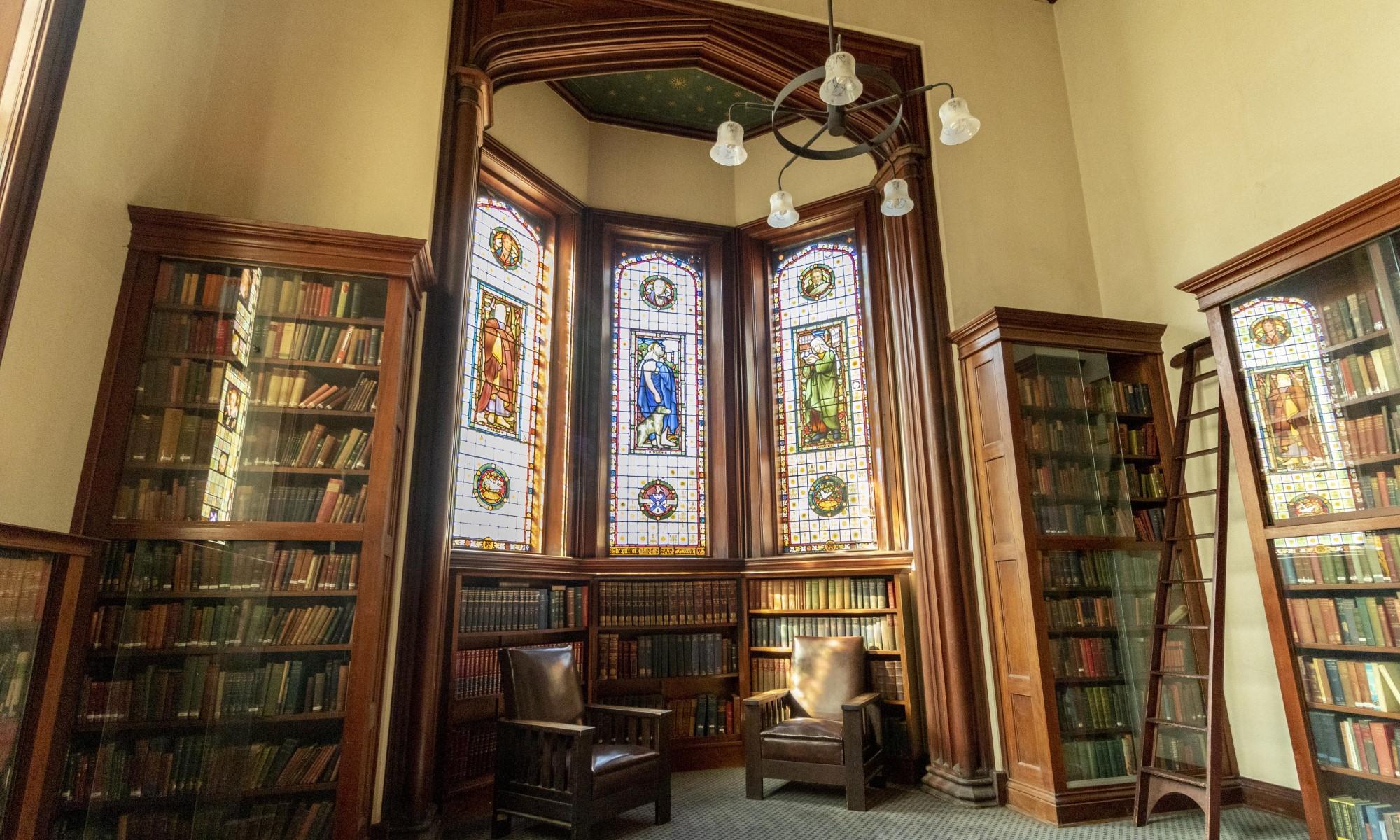 St Andrew's College Conferences and Events Main Library-stained glass windows